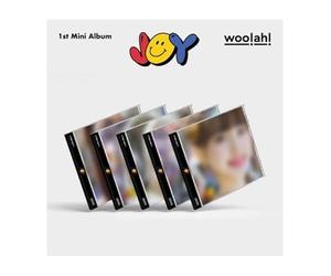 woo!ah! JOY 1st Mini Album Limited Jewel Case Contenido+Seguimiento Sellado (Aleatorio)