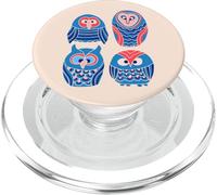 Woo HOO Búhos Lindos pájaros Divertidos Bosque Bosque Naturaleza Salvaje PopSockets PopGrip para MagSafe