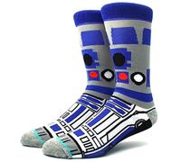 WOO LANDO Idol Calcetines - Darth Vader / R2D2 / Storm Trooper - Para casa y como llamativos cuando sales para fans de Jedi Ciencia Ficción - Talla 37-45, M
