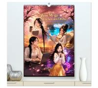 Woo Mi-ga - Zwischen den Drehs (hochwertiger Premium Wandkalender 2027 DIN A2 hoch), Kunstdruck in Hochglanz: Das Leben eines K-Drama-Sternchens zwischen Garderobe, Gate und Glamour