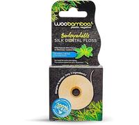 WooBamboo! Hilo Dental de Seda Biodegradable elaborado con cera de abeja natural y menta orgánica. 20m, Cero Residuos