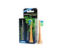 WooBamboo! Reemplazo de cabeza de cepillo de dientes eléctrico de bambú, ecológico, biodegradable, vegano