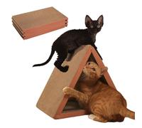 WooBayVan Tabla rascadora para gatos, plegable, triangular