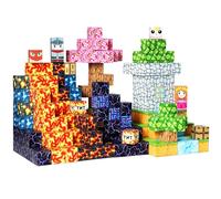 WOOBLO Bloques Magneticos Construccion Niños,150 Piezas Construcciones Magneticas Niños,Juguetes Niños 3 Años,Piezas Magneticas, Juguete Creativo Montessori para 3 4 5 6 7 8 9 10 Años