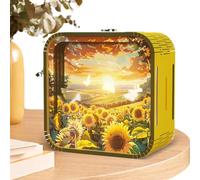 Wood Acrylic Puzzle, Craft Nightlight Model, Adult Craft Puzzle