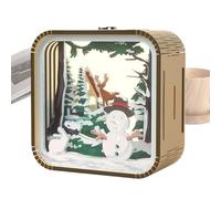 Wood Acrylic Puzzle, Craft Nightlight Model, Adult Craft Puzzle, Creative Desk Decor, Puzzle for Adults, 9 x 4,5 x 9 cm, / 3,54 x 1,77 x 3,54 in, Cartoon Nightlight Model Kits for Birthday Holiday
