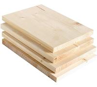 Wood Addicts Packs de Tableros Madera Natural Abeto 18MM de Grosor, Disponibles A0, A1, A2, A3, A4, A5, Soporte para Manualidades, Decoración, Láser, CNC, Pirograbado, Pintura (5 uds A4 (297x210 mm))