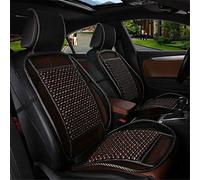 Wood Bead Car Seat Cover Cushion, Cooling & Breathing, Automotive Beaded Driver Seat Massager Cushion for Lower Back Pain