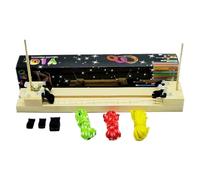 Wood Bracelet Jig - Wood 35cm/13.78in | Bracelet Maker Holder Tool | Heavy Duty Non Slip Base For Jewelry Crafting DIY Making And Beading Project Workshop Use