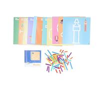 Wood Building Block Tarray Learning Construction Toy aritmético Stick Baby Ilustración Toy Kid de más de 36 Meses