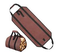 Wood Carrying Bag, Large Capacity Canvas Firewood Carrier, 38.90 * 18.31in