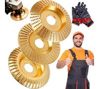 Wood Carving Disc for Angle Grinder, Tungsten Carbide Sanding Discs Grinding Disc Set - Heavy-Duty Polishing Pad, Wheel for Wood Cutting, Shaping, Carving, Sanding (Mezcla)