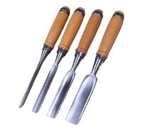 Wood carving kit 4 Unids/set 240mm Juego De Gubias Herramienta Cincel For Tallado Herramientas Madera DIY A Mano(SET 2)