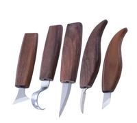 Wood carving kit Cincel De Cuchilla Talla Madera, Cortador Carpintería, Juego Herramientas Mano, Pelado, Tallado(Type 5)