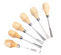 Wood carving kit Juego De 6 Uds Cinceles For Tallar Madera,Ranurados, Herramientas Carpintería, Cuchillos, Cuero, Herramienta Cincel Mano