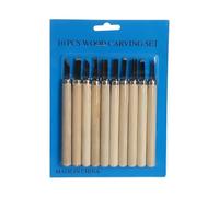 Wood carving kit Juego De Herramientas Mano Con Cuchillo Cincel For Tallar Madera, 3-12 Uds., For Tallado Básico Y Detallado(10pcs)