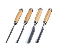 Wood Carving Tools - Multifunctional Woodworking Chisel Set, 4X sharpz Blades with Comfortable Grip | Portable Hand Tool Kit for DIY craftsmann, Hobby Projects, Furniture Making, Carpenter, Workshop