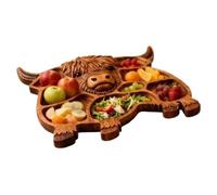 Wood Charcuterie Boards Cow Shape Wooden Food Platter