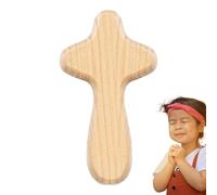 Wood Crosses - Handheld Wooden Cross | Wood Olive Hand, Clinging Cross Hand Carved, Prayer Pocket Holding Crosses, Holding Small Wooden In Bulk, Clinging To Fit In Your Palm For Praying
