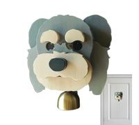 Wood Dog-Shaped Door Opening Wood Bell | Wall Ringer Press Ornament With Animal Appeal | Dog Shape Doors Bell Chime For Entryway Bedroom Living Room Use Housewarming Celebration Door Chime