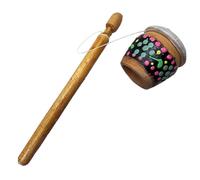 Wood Drum Mallets, Frog Callers Percussion Mallet, (1,97 x 1,57 pulgadas) Compact Drum Stick for Bass and Snare, Portable Instrument Sturdy Band Accessory