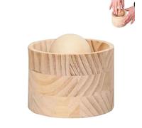 Wood Dumpling Maker, Dumpling Wrapper Maker, Hand Pie Making Tool, Wooden Mold and Ball, Manual Dough Skin Presser, for Kitchen Restaurant (1PCS)
