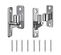 Wood Farm Door Hinges, 17x15x5cm Driveway Entry Hardware, Thickened Metal Structural Support, Livestock Pen Supply, Easy Mounting Multi Hole Design, Suitable for Garden Ranch Fences