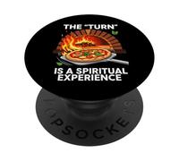 Wood Fired Pizza Oven The Turn Is A Spiritual Experience PopSockets PopGrip Adhesivo