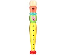 Wood Flute - Cartoon Wooden 6-Hole Flute, Interactive Music Learning Toy, Durablee Lightweight Instrument, Early Childhood Educational Play | Home School Classroom Birthday Party Gift for Boys Girls