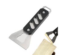 Wood Glue Applicator, Adhesive Scraper Tool, Gap Filling Device, Cnc Aluminum Alloy & Stainless Steel Build, Precise Application for Woodworking, Crafts, 5.59x2.36x0.47 Inches\