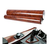 Wood Grain Car Wrap - Self-Adhesive Automotive Film, High Gloss Interior Decal, Waterproof DIY Sticker | Suitable for Customization Styling Universal Fit Protection Decorative Accessory Easy Install