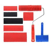 Wood Grain Tool - 8 piezas patrón Texture Making Roller | Wood Grain Roller & Holzmaserung Werkzeug für Home, Door, Furniture, Mesa, Gabinete, Counter, Workshop, Garage & Kitchen
