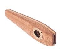 Wood Kazoo, Mini Wood Kazoo Armónica de Madera con Membrana de Flauta y Cubierta de Membrana de Flauta Instrumento de Viento Musical de Boca