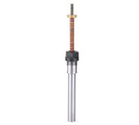 Wood Lathe Pen Turning Mandrel | 6mm Diameter for Most Pen Kits | Vibration Control 40Cr Steel Shaft | Adjustable Length Design (Straight Handle)