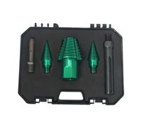 Wood Log Splitter - Carbon Steel, Firewood Drill Bit, Detachable Screw Splitting Bit | Durable Heavy-duty Design, Screw Splitting Bits, Tree Stump Removal For Camping, Farm Work, Furniture Assembly