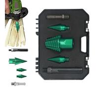 Wood Log Splitter Firewood Drill Bit, Heavy-Duty Cone Screw Splitter Driver, Detachable Chopping Tool for Home Projects, Farm Use, Furniture Assembly, Repair Tasks, Camping, and Outdoor Activities