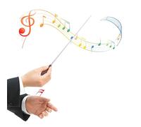 Wood Many Music Director Baton | Stick FRP Premium | Agarre de Madera Secada Al Horno | Accesorios para Líderes Sinfonosos y Directores Corales