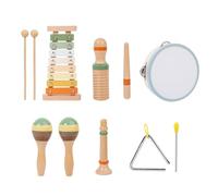 Wood Music Instruments Preescolares De Juguetes Educativos Ilustración Para Aprendizaje Temprano Y Habilidades De Ritmo Toy Sensorial Para Bebés