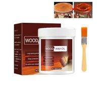 Wood Oil For Furniture Wood Preserver, Ultimate Protection Hardwood Furniture Oil, Beautify & Protect Furniture Oil With A Brush, For Wood Doors, Tables, Floors, Cabinets (1PC)