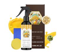 Wood Polishing Spray - 120ml Natural Fast Acting Restorer | Hardwood Floor Care Solution, Furniture Shine Cleaner, Deep Nourishing Wood Conditioner, Cabinets Countertops Doors Stairs Dresser Care Home