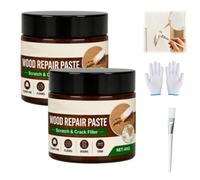 Wood Repair Paste for Furniture and Floor,Scratch Remover & Restorer，2*Brown