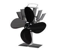 wood stove fan, Estufa de leña con ventilador de 4 aspas, alimentada por calor, ecológica y silenciosa. Ideal for mantener el hogar cálido en invierno.,for home(Stove Fan)