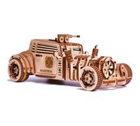 Wood Trick Apocalyptic Car 3D Wooden Puzzles Rompecabezas de Madera en 3D para Construir - Recorre hasta 8 m - Kits de Construcción de Coches de Madera para Adultos