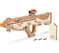 Wood Trick Assault Gun Wooden Model Kit for Adults and Teens to Build - Rifle Guns for Kids - 3D Wooden Puzzle Mechanical Model