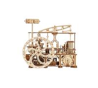 Wood Trick Kit de construcción de motor de vapor del siglo XVIII, mecanismo detallado, 9 x 8 pulgadas, rompecabezas de madera 3D para que los adultos construyan, modelos de ingeniería para que los