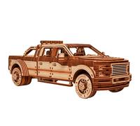 Wood Trick Pickup SUV Car Puzzle 3D de Madera para Adultos para Construir