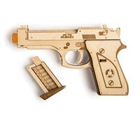 Wood Trick - Puzzle de Madera 3D - Pistola - 65 Piezas