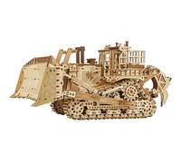 Wood Trick Terrain Titan - Pasea hasta 10 pies - 19 x 11 pulgadas - Hoja móvil y gancho trasero - Rompecabezas de madera 3D para adultos para construir - Modelos de ingeniería de bricolaje para