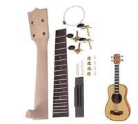 Wood Ukulele Neck, Ukuleles Guitar Build Kit, Ukulele Fingerboard Assembly, Rosewood Fingerboard Kit, Ukulele Neck Kit, Wood Ukulele Neck Installation Tools to Build Your Own Ukulele