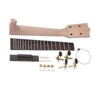 Wood Ukulele Neck, Ukuleles Guitar Build Kit, Ukulele Fingerboard Assembly, Rosewood Fingerboard Kit, Ukulele Neck Kit, Wood Ukulele Neck Installation Tools to Build Your Own Ukulele